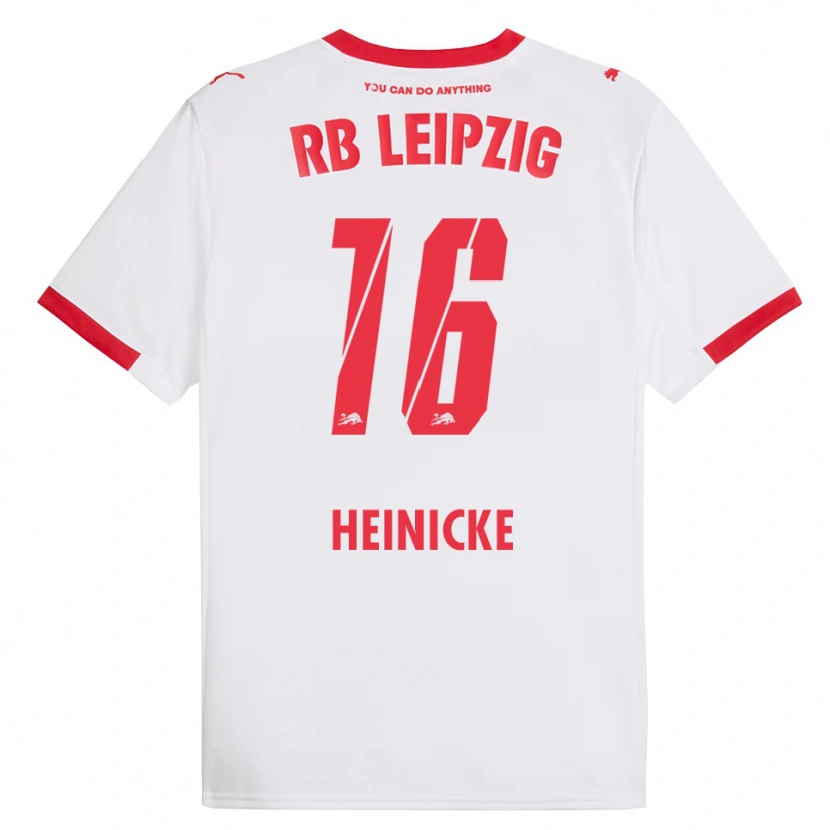 Danxen Damen Niklas Heinicke #16 Weiß Rot Heimtrikot Trikot 2025/26 T-Shirt Österreich