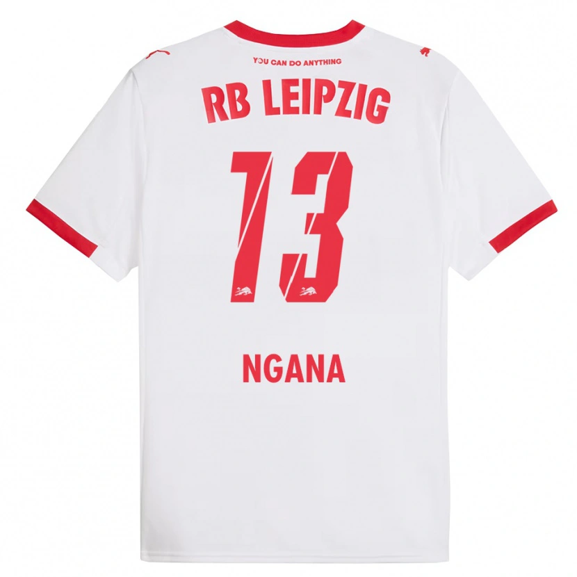 Danxen Damen Warren Ngana #13 Weiß Rot Heimtrikot Trikot 2025/26 T-Shirt Österreich
