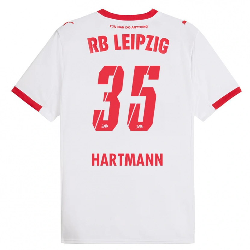 Danxen Damen Fabrice Hartmann #35 Weiß Rot Heimtrikot Trikot 2025/26 T-Shirt Österreich