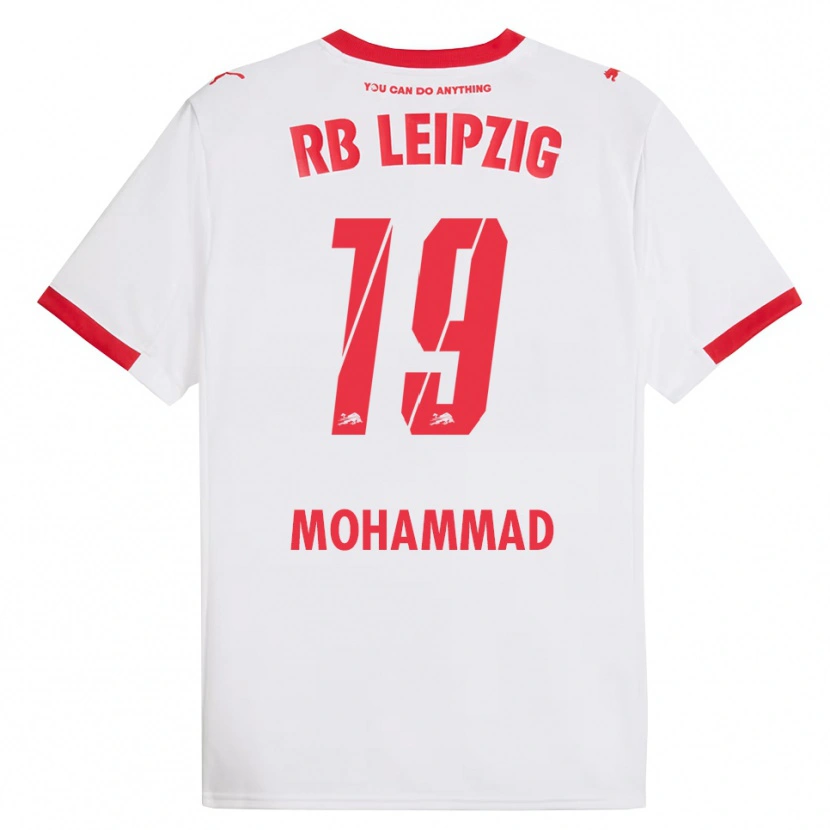 Danxen Damen Sammy Mohammad #19 Weiß Rot Heimtrikot Trikot 2025/26 T-Shirt Österreich