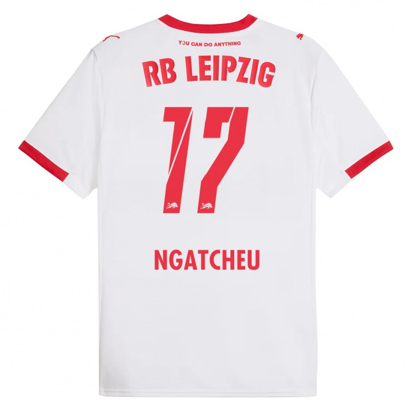 Danxen Damen Yohan Ngatcheu #17 Weiß Rot Heimtrikot Trikot 2025/26 T-Shirt Österreich