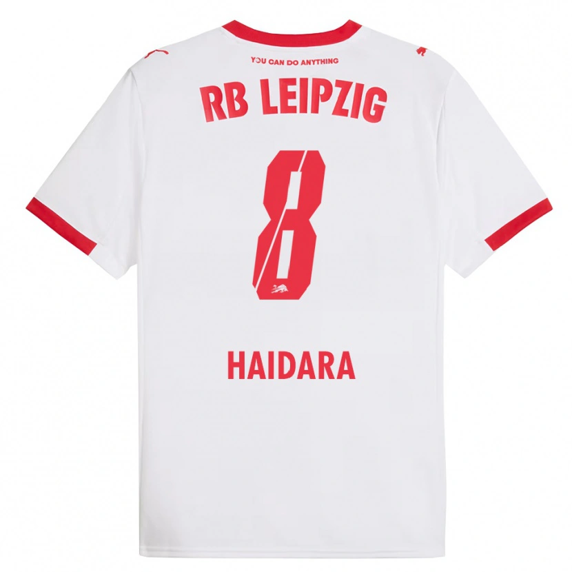 Danxen Damen Amadou Haidara #8 Weiß Rot Heimtrikot Trikot 2025/26 T-Shirt Österreich