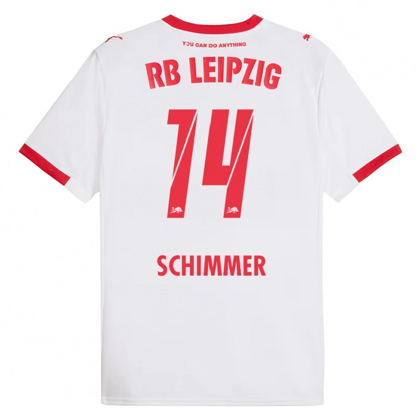 Danxen Damen Marleen Schimmer #14 Weiß Rot Heimtrikot Trikot 2025/26 T-Shirt Österreich