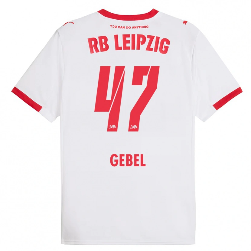 Danxen Damen Viggo Gebel #47 Weiß Rot Heimtrikot Trikot 2025/26 T-Shirt Österreich