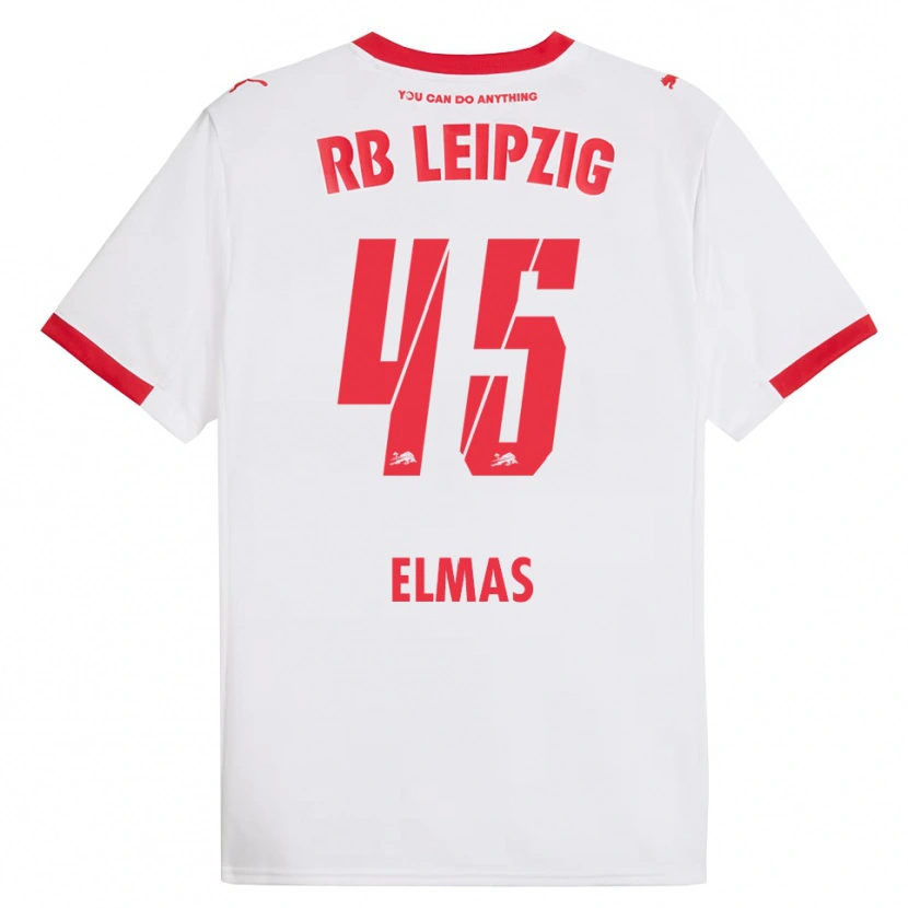 Danxen Damen Eljif Elmas #45 Weiß Rot Heimtrikot Trikot 2025/26 T-Shirt Österreich