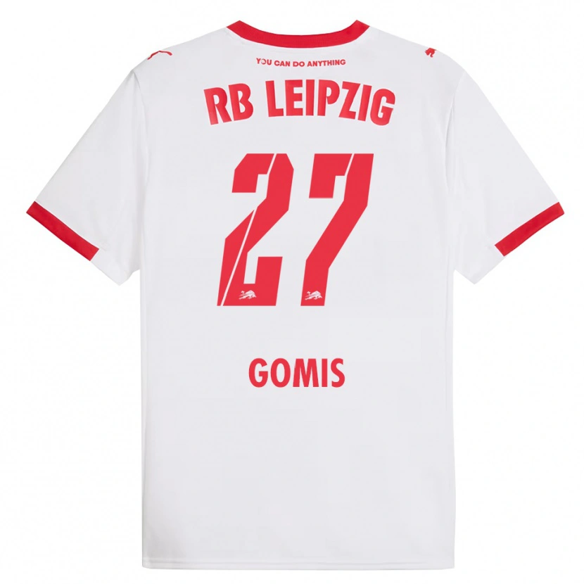 Danxen Damen Tidiam Gomis #27 Weiß Rot Heimtrikot Trikot 2025/26 T-Shirt Österreich