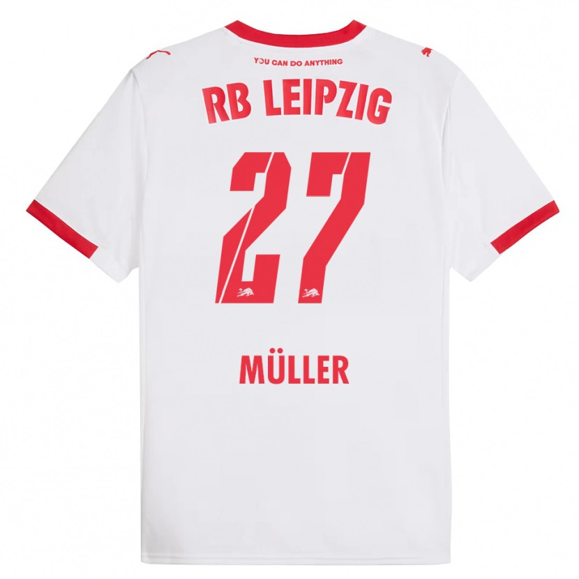 Danxen Damen Marlene Müller #27 Weiß Rot Heimtrikot Trikot 2025/26 T-Shirt Österreich