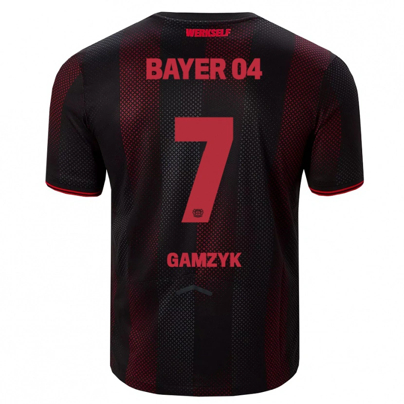 Danxen Damen Andriy Gamzyk #7 Schwarz Rot Heimtrikot Trikot 2025/26 T-Shirt Österreich