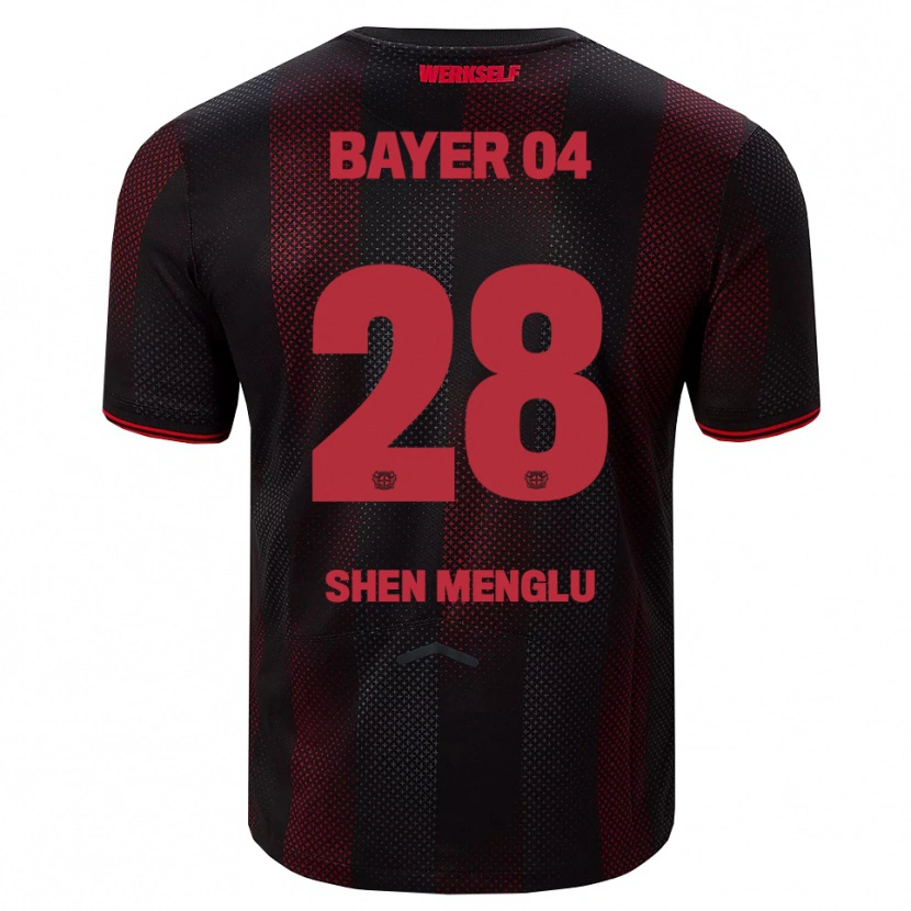 Danxen Damen Shen Menglu #28 Schwarz Rot Heimtrikot Trikot 2025/26 T-Shirt Österreich