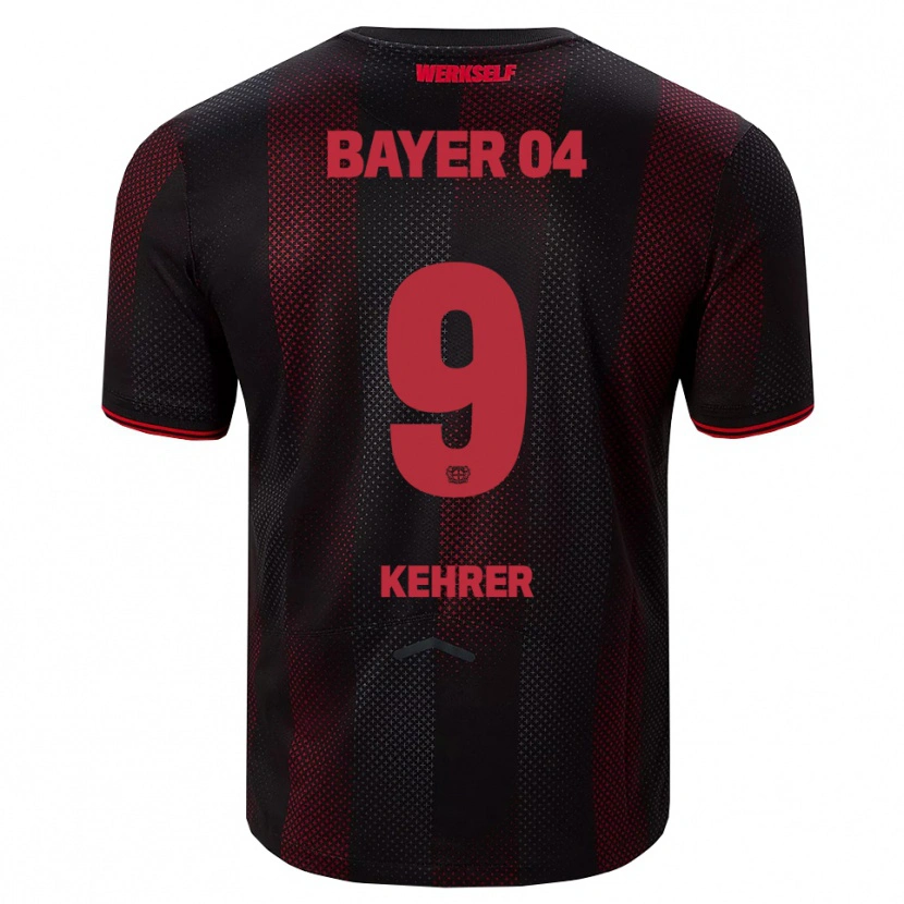 Danxen Damen Caroline Kehrer #9 Schwarz Rot Heimtrikot Trikot 2025/26 T-Shirt Österreich