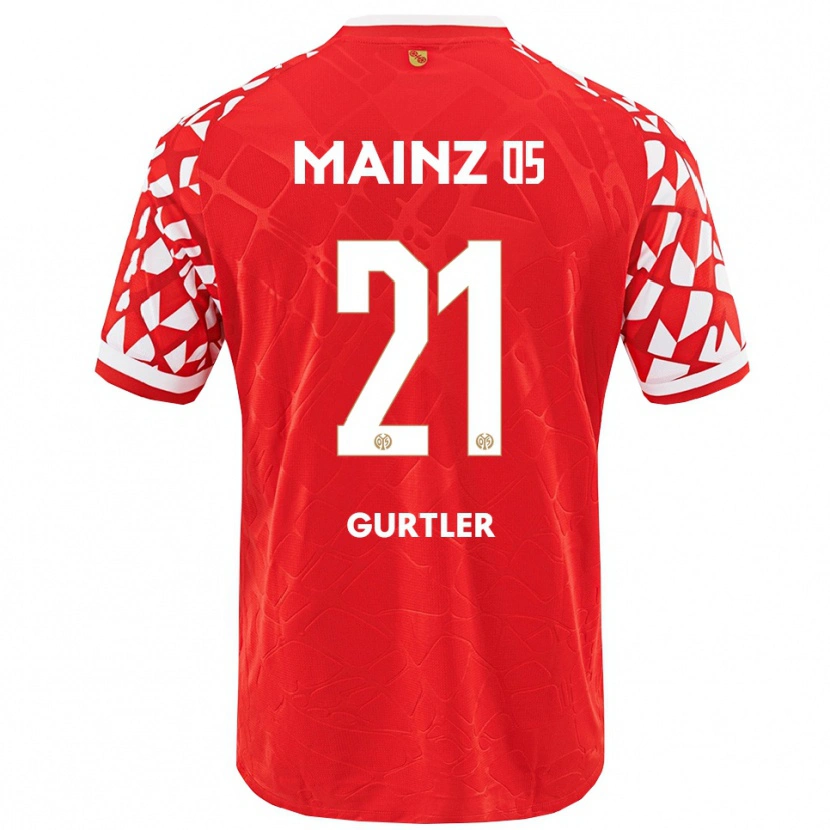 Danxen Damen Lisa Gürtler #21 Rot Weiß Heimtrikot Trikot 2025/26 T-Shirt Österreich