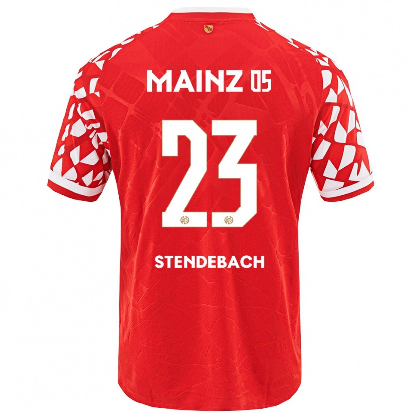 Danxen Damen Jule Stendebach #23 Rot Weiß Heimtrikot Trikot 2025/26 T-Shirt Österreich