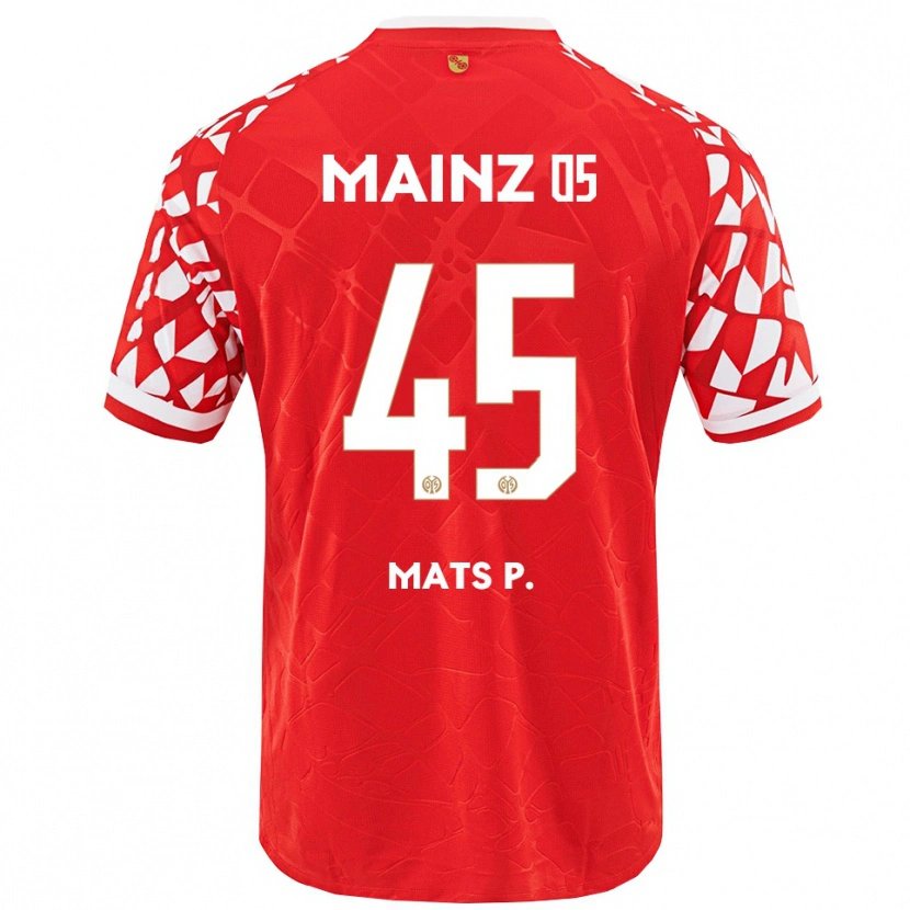 Danxen Damen Mats Preßler #45 Rot Weiß Heimtrikot Trikot 2025/26 T-Shirt Österreich