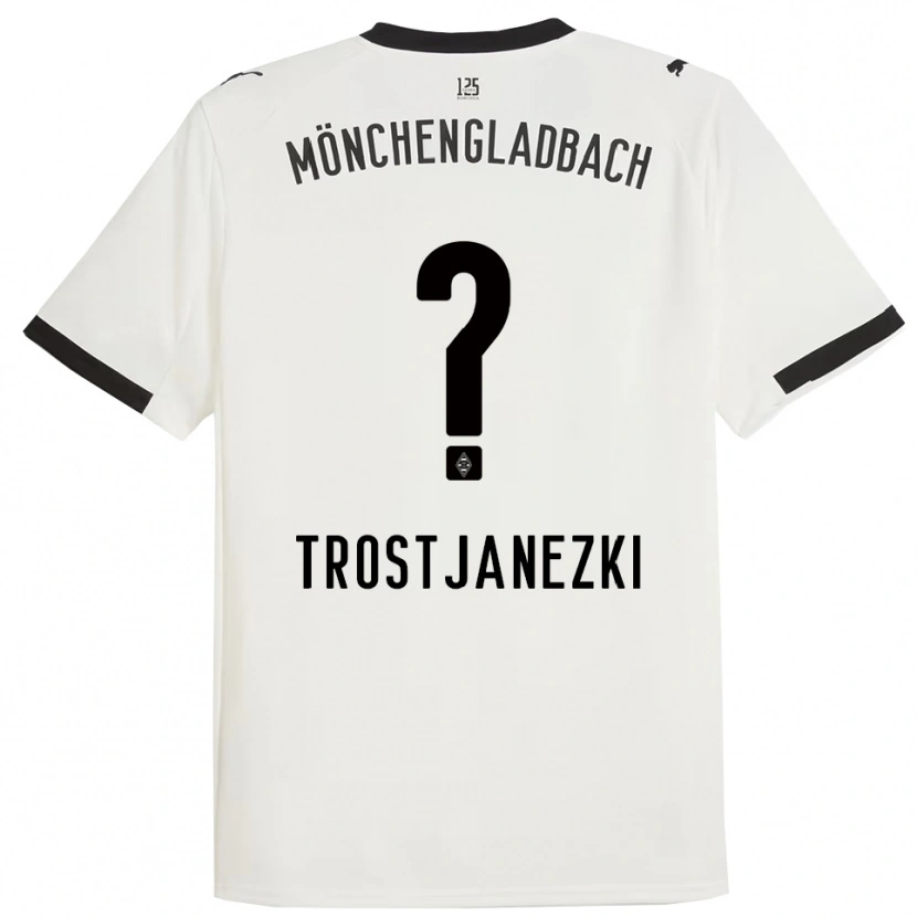 Danxen Damen Noel Trostjanezki #0 Weiß Schwarz Heimtrikot Trikot 2025/26 T-Shirt Österreich