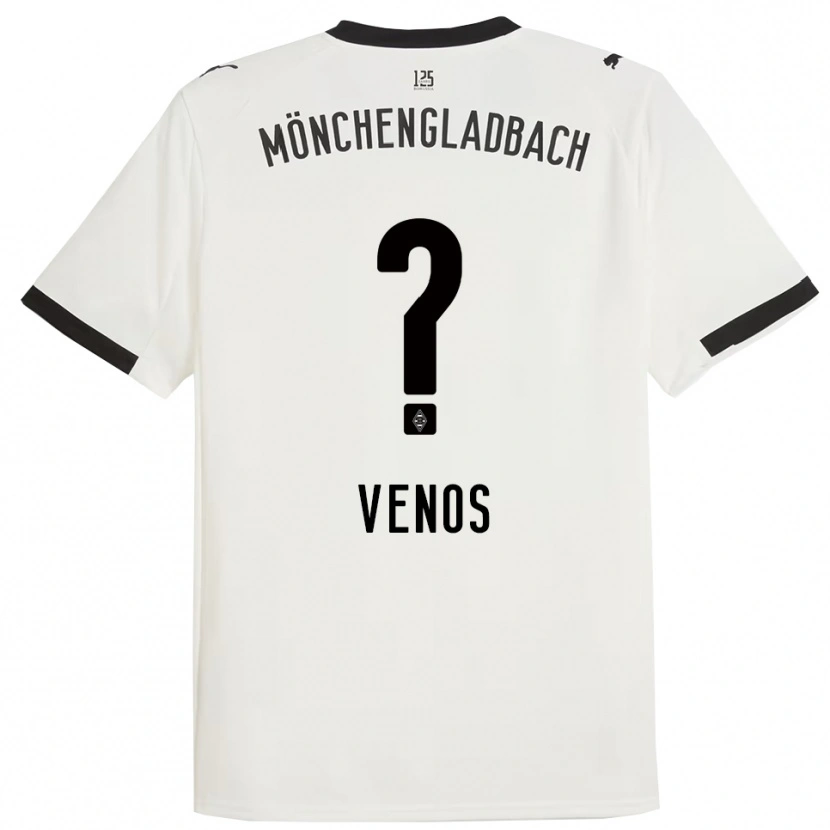 Danxen Damen Christos Venos #0 Weiß Schwarz Heimtrikot Trikot 2025/26 T-Shirt Österreich