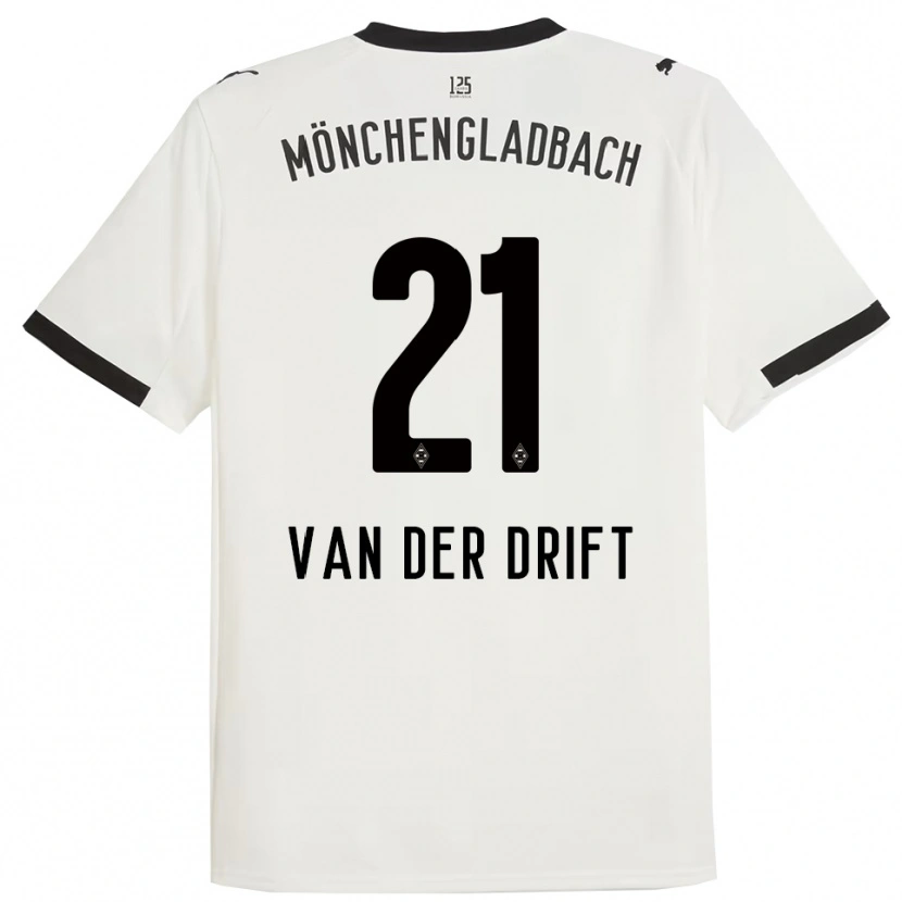 Danxen Damen Suus Van Der Drift #21 Weiß Schwarz Heimtrikot Trikot 2025/26 T-Shirt Österreich