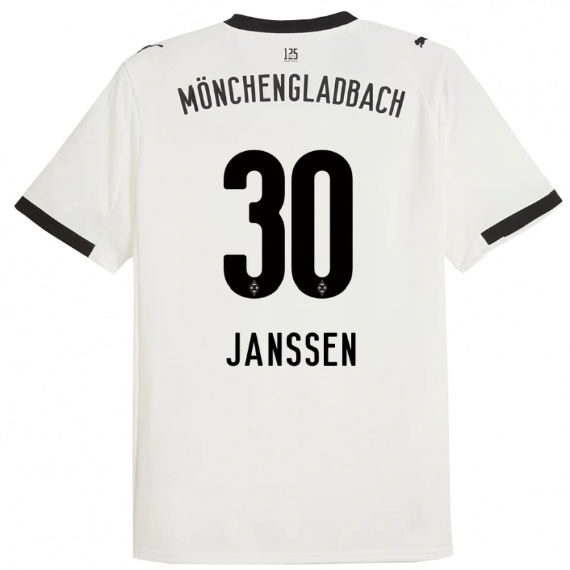 Danxen Damen Annalena Janssen #30 Weiß Schwarz Heimtrikot Trikot 2025/26 T-Shirt Österreich
