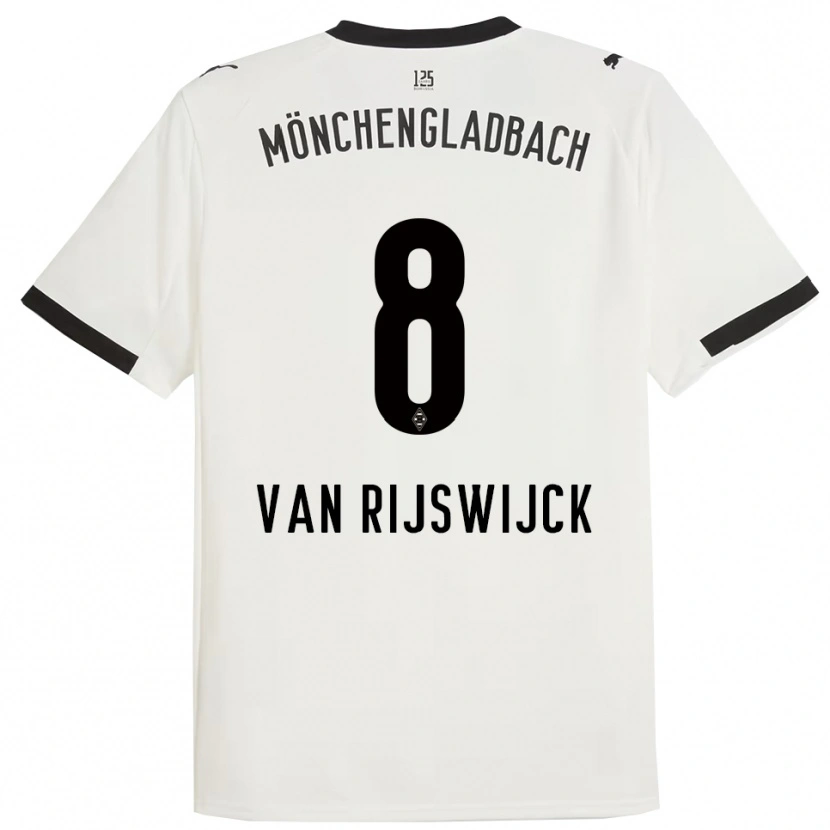 Danxen Damen Britt Van Rijswijck #8 Weiß Schwarz Heimtrikot Trikot 2025/26 T-Shirt Österreich