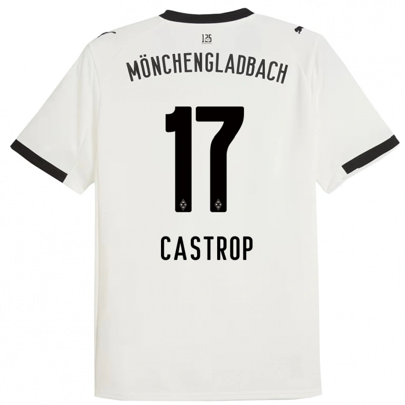 Danxen Damen Jens Castrop #17 Weiß Schwarz Heimtrikot Trikot 2025/26 T-Shirt Österreich