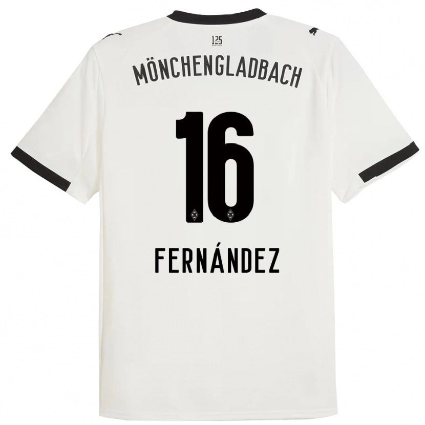 Danxen Damen Oriol Fernandez Berenguer #16 Weiß Schwarz Heimtrikot Trikot 2025/26 T-Shirt Österreich