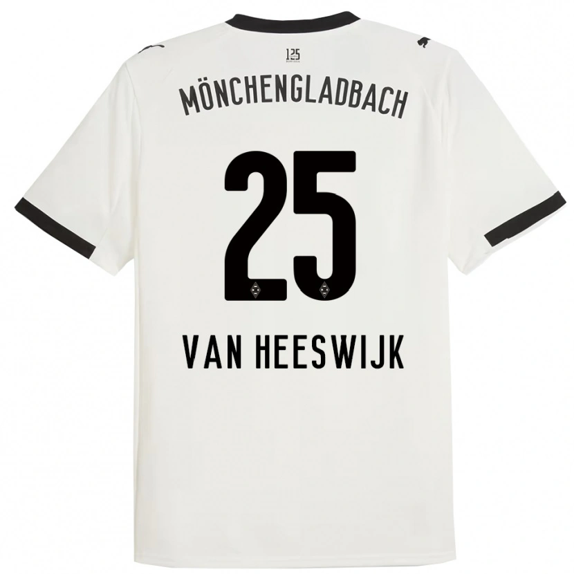 Danxen Damen Amber Van Heeswijk #25 Weiß Schwarz Heimtrikot Trikot 2025/26 T-Shirt Österreich