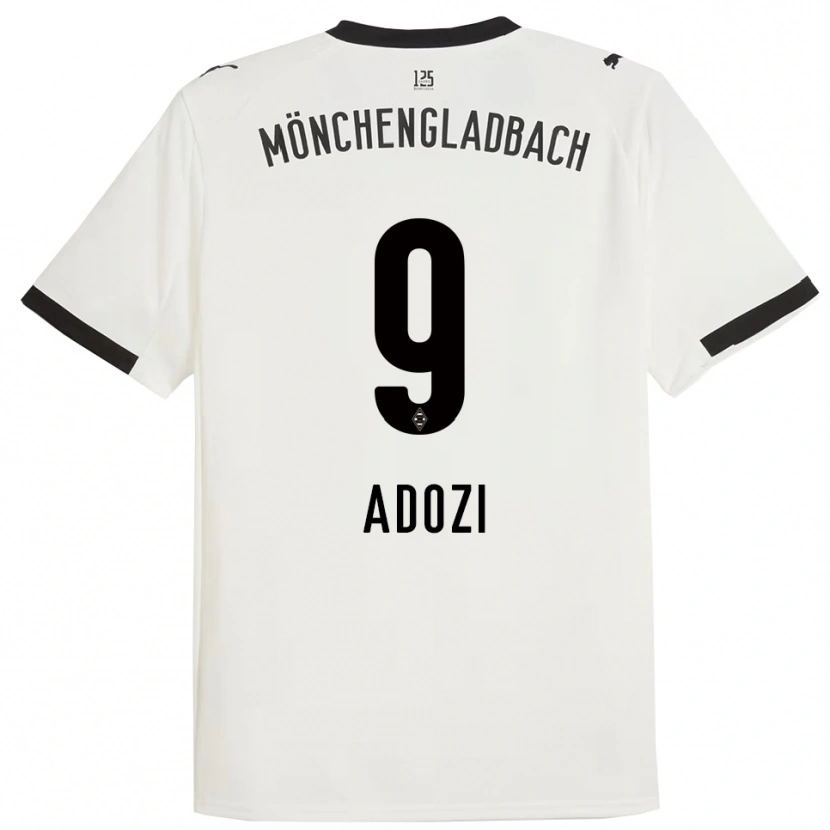 Danxen Damen Justin Adozi #9 Weiß Schwarz Heimtrikot Trikot 2025/26 T-Shirt Österreich