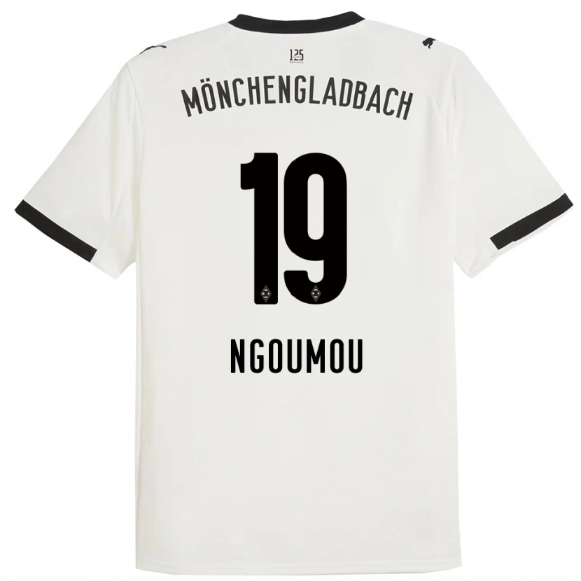 Danxen Damen Nathan Ngoumou #19 Weiß Schwarz Heimtrikot Trikot 2025/26 T-Shirt Österreich