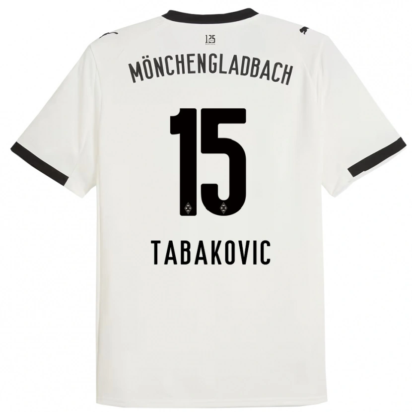 Danxen Damen Haris Tabakovic #15 Weiß Schwarz Heimtrikot Trikot 2025/26 T-Shirt Österreich