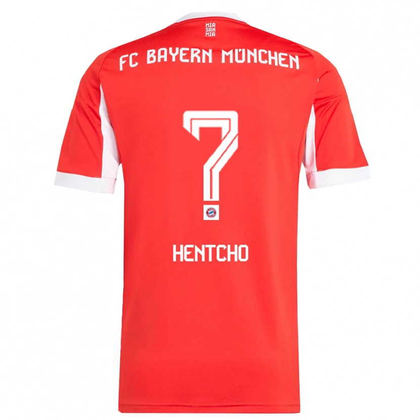 Danxen Damen Aviel Hentcho #0 Rot Weiß Heimtrikot Trikot 2025/26 T-Shirt Österreich