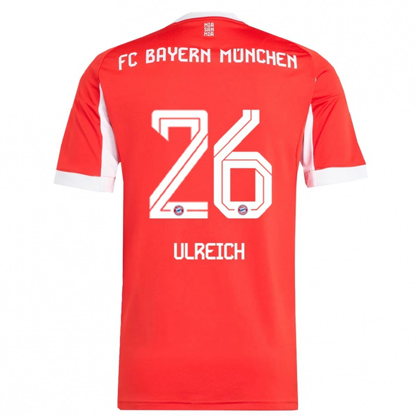 Danxen Damen Sven Ulreich #26 Rot Weiß Heimtrikot Trikot 2025/26 T-Shirt Österreich
