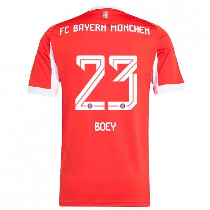 Danxen Damen Sacha Boey #23 Rot Weiß Heimtrikot Trikot 2025/26 T-Shirt Österreich