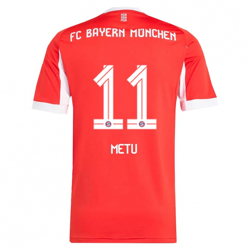 Danxen Damen Emilian Metu #11 Rot Weiß Heimtrikot Trikot 2025/26 T-Shirt Österreich