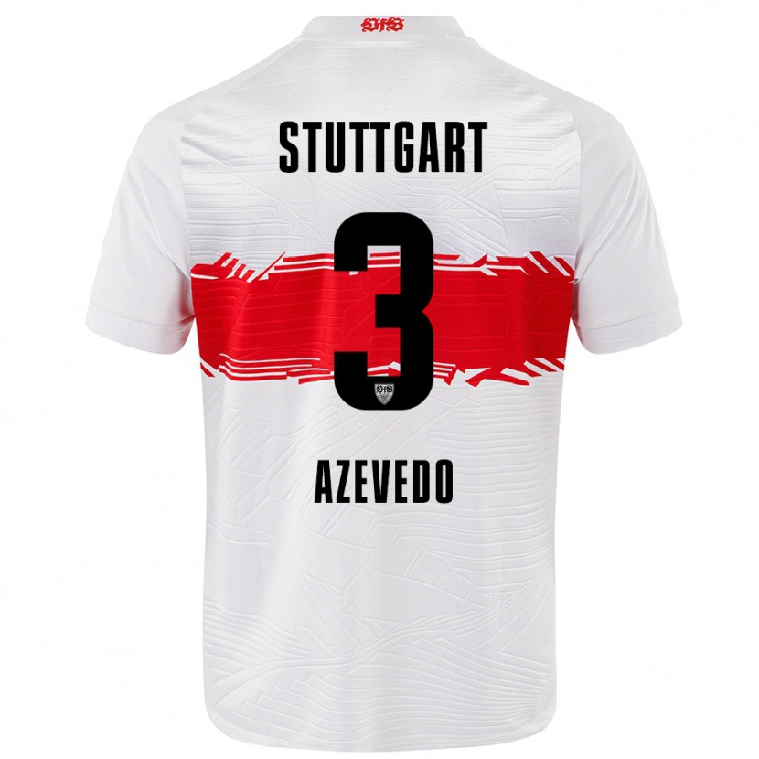 Danxen Damen Alexandre Azevedo #3 Weiß Rot Heimtrikot Trikot 2025/26 T-Shirt Österreich