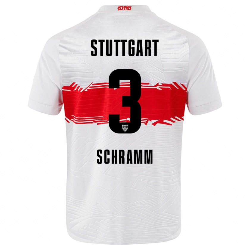 Danxen Damen Collin Schramm #3 Weiß Rot Heimtrikot Trikot 2025/26 T-Shirt Österreich