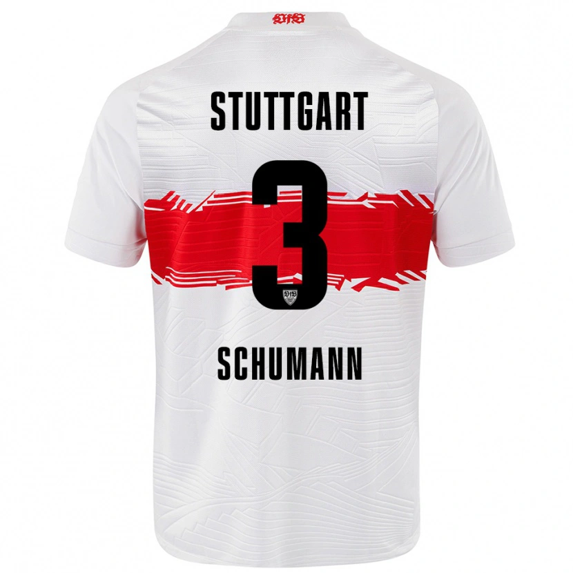 Danxen Damen Frederik Schumann #3 Weiß Rot Heimtrikot Trikot 2025/26 T-Shirt Österreich