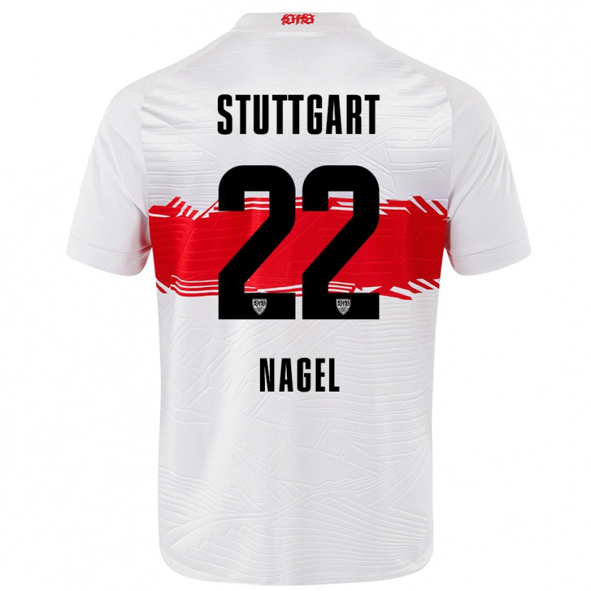 Danxen Damen Lucas Nagel #22 Weiß Rot Heimtrikot Trikot 2025/26 T-Shirt Österreich