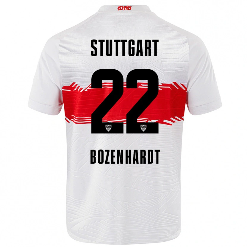 Danxen Damen Laura Bozenhardt #22 Weiß Rot Heimtrikot Trikot 2025/26 T-Shirt Österreich
