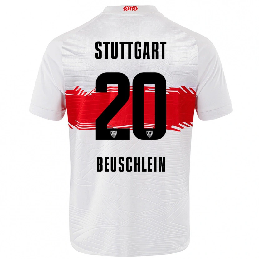Danxen Damen Jana Beuschlein #20 Weiß Rot Heimtrikot Trikot 2025/26 T-Shirt Österreich