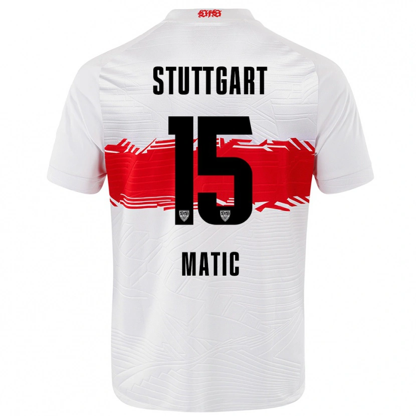 Danxen Damen Nikolas Matic #15 Weiß Rot Heimtrikot Trikot 2025/26 T-Shirt Österreich