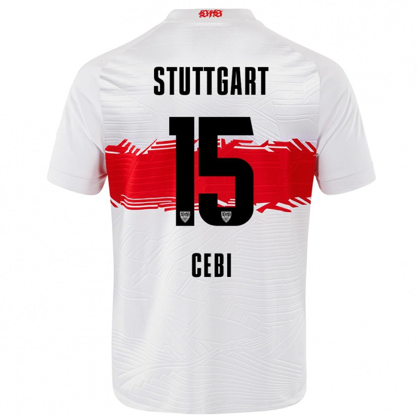 Danxen Damen Ata Cebi #15 Weiß Rot Heimtrikot Trikot 2025/26 T-Shirt Österreich