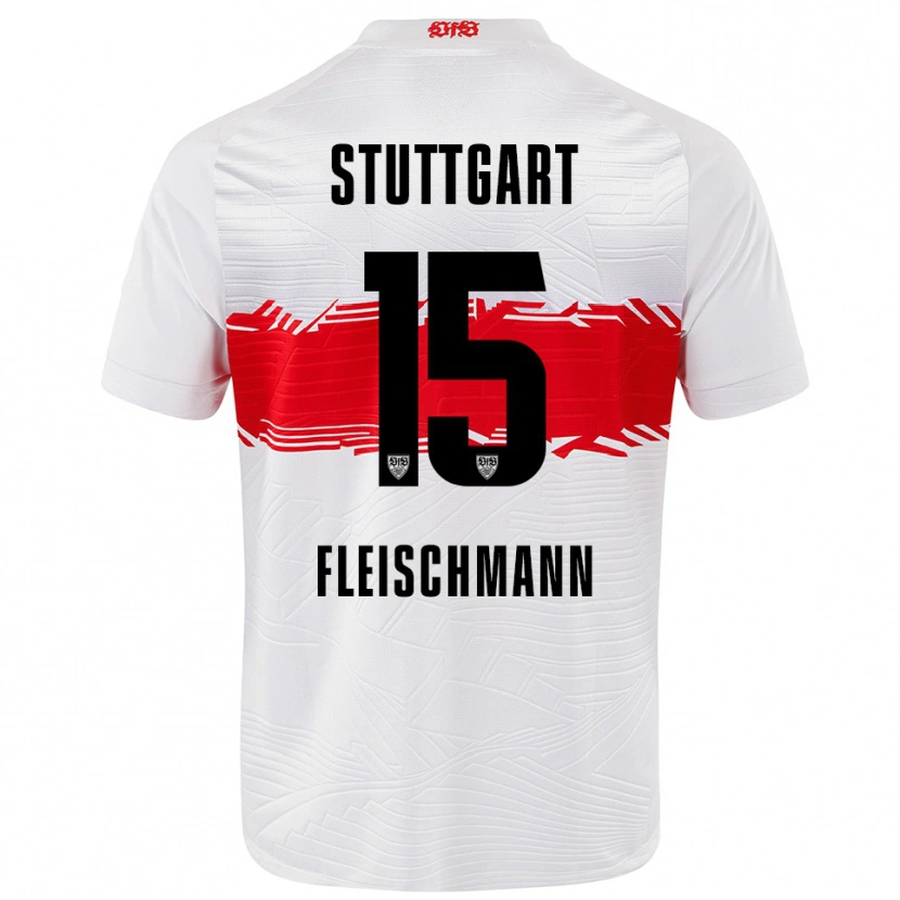 Danxen Damen Svea Fleischmann #15 Weiß Rot Heimtrikot Trikot 2025/26 T-Shirt Österreich