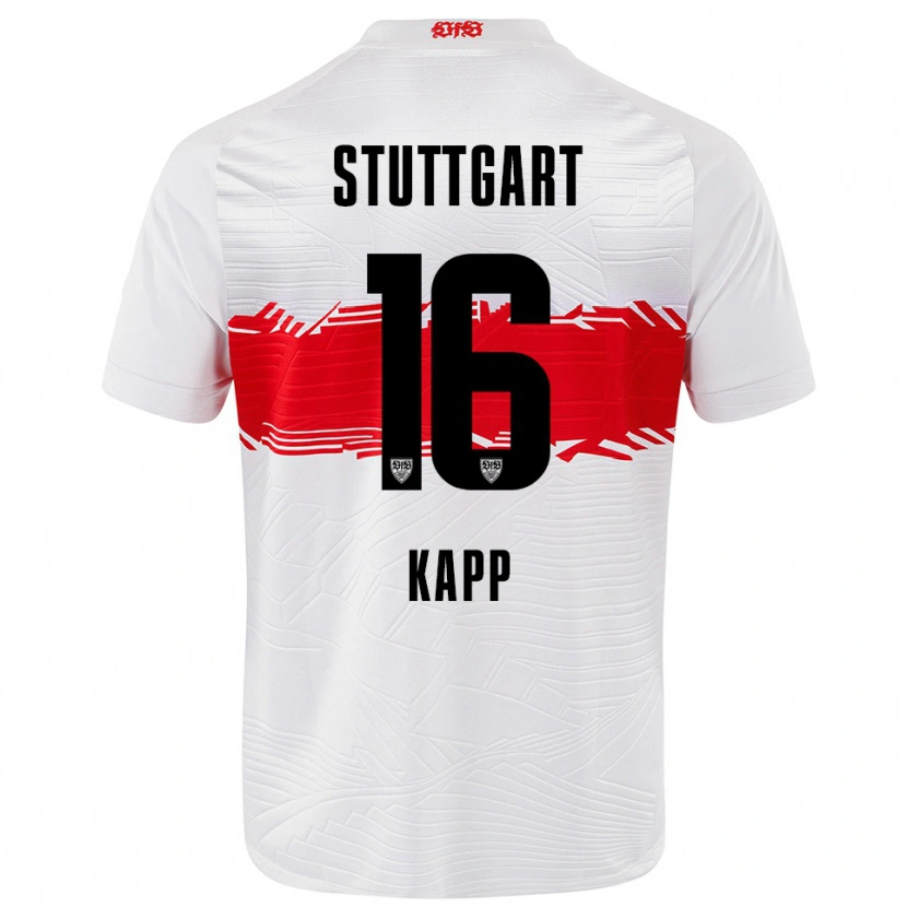 Danxen Damen Patrick Kapp #16 Weiß Rot Heimtrikot Trikot 2025/26 T-Shirt Österreich