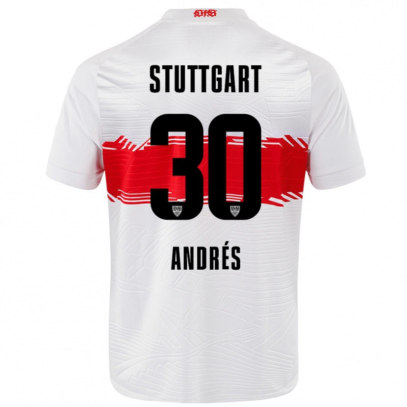 Danxen Damen Chema Andrés #30 Weiß Rot Heimtrikot Trikot 2025/26 T-Shirt Österreich