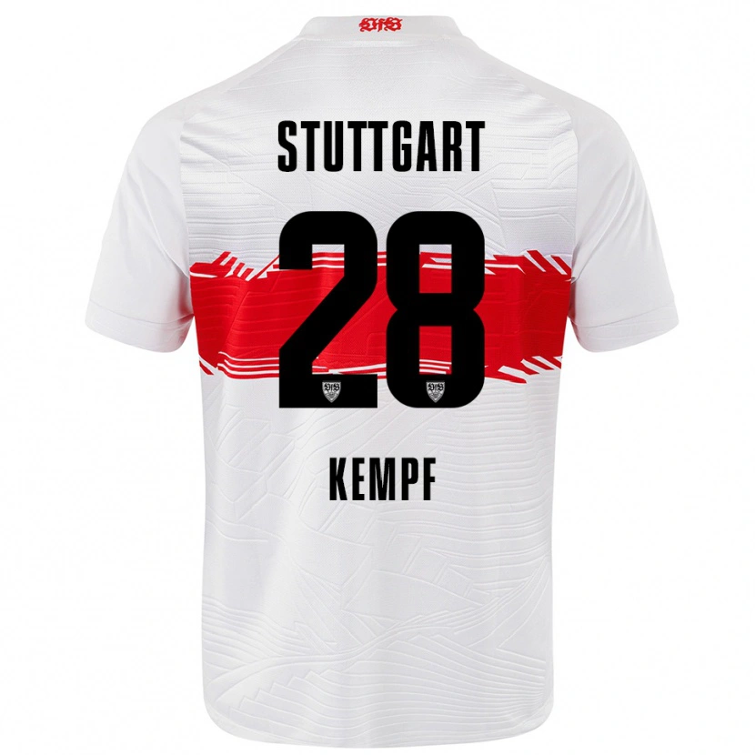 Danxen Damen Karl Kempf #28 Weiß Rot Heimtrikot Trikot 2025/26 T-Shirt Österreich