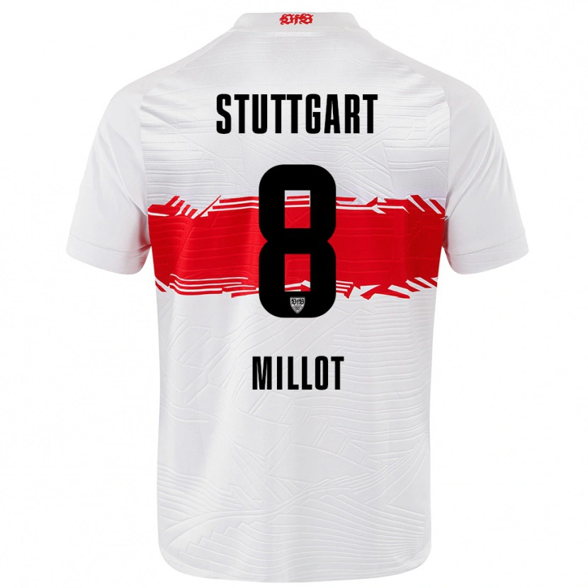 Danxen Damen Enzo Millot #8 Weiß Rot Heimtrikot Trikot 2025/26 T-Shirt Österreich