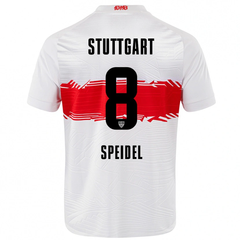 Danxen Damen Kian Speidel #8 Weiß Rot Heimtrikot Trikot 2025/26 T-Shirt Österreich