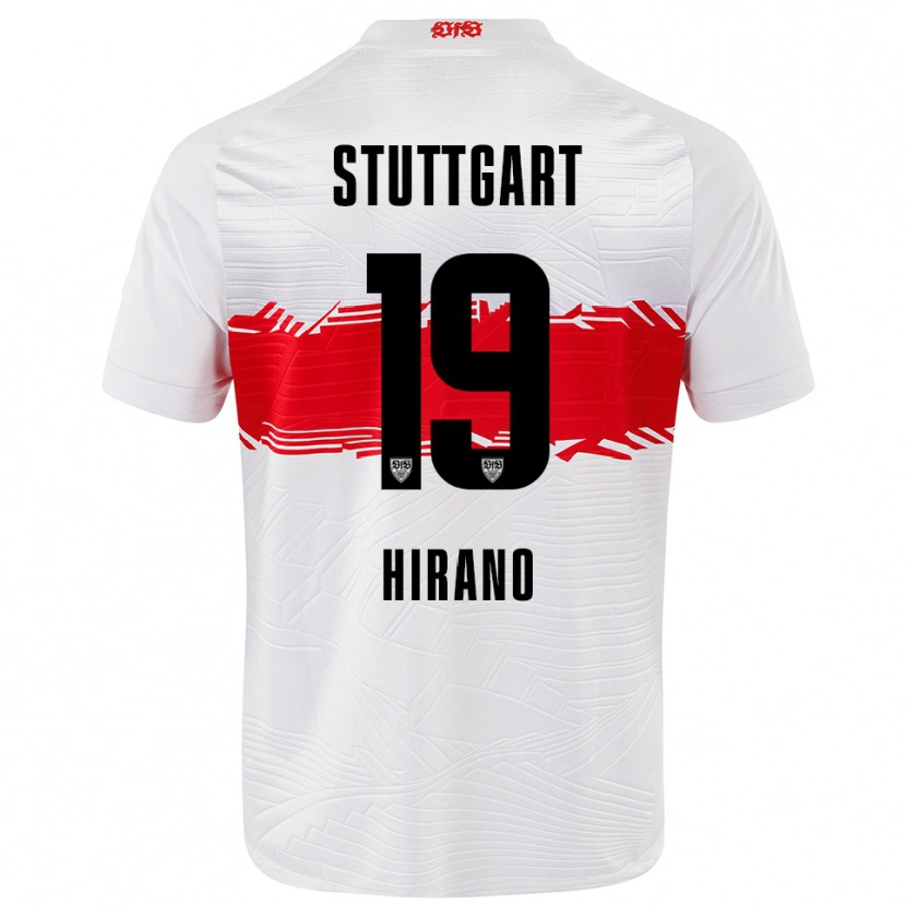 Danxen Damen Yuka Hirano #19 Weiß Rot Heimtrikot Trikot 2025/26 T-Shirt Österreich