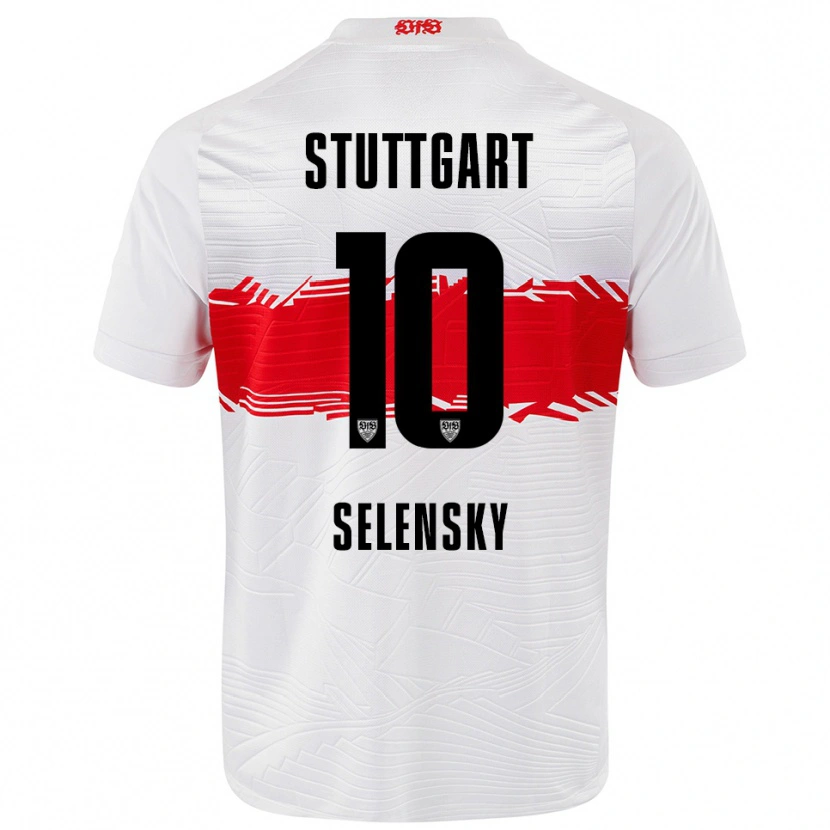 Danxen Damen Anja Selensky #10 Weiß Rot Heimtrikot Trikot 2025/26 T-Shirt Österreich
