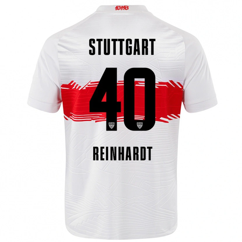 Danxen Damen Peter Reinhardt #40 Weiß Rot Heimtrikot Trikot 2025/26 T-Shirt Österreich