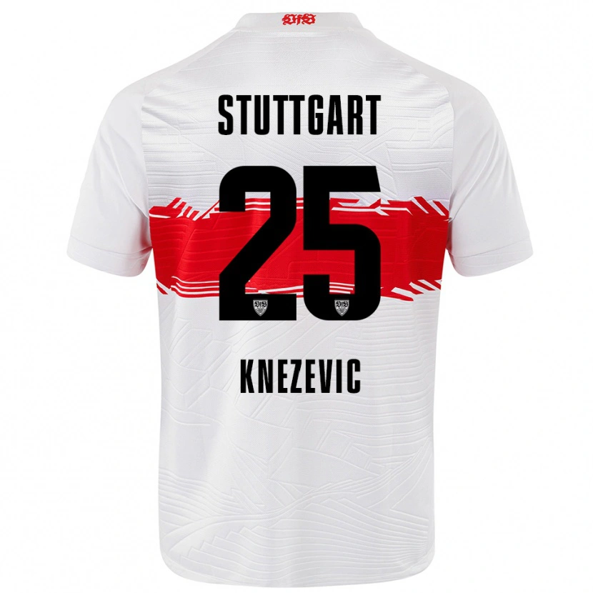 Danxen Damen Ivan Knezevic #25 Weiß Rot Heimtrikot Trikot 2025/26 T-Shirt Österreich